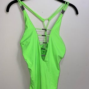 Lime Green Bathing Suit